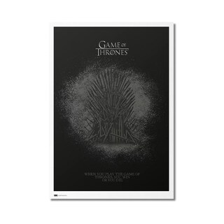 Foto 1 | Poster Exclusivo (piezas Limitadas) Game Of Thrones - Throne