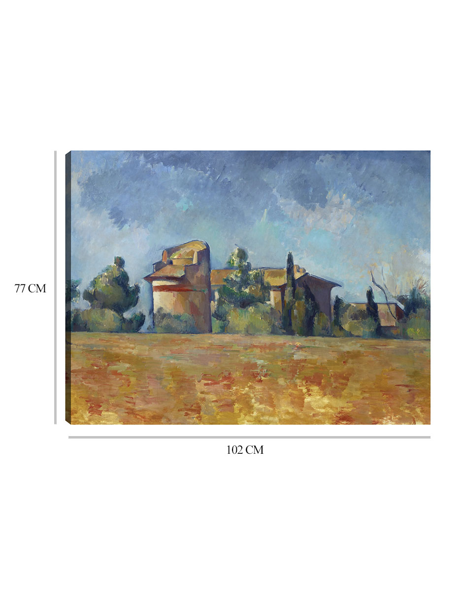 Foto 7 pulgar | Cuadro Decorativo - El Palomar De Bellevue (1888-1892) I- Paul Cézanne - Fotografía - 77x102 - Impresión En L