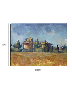Foto 6 | Cuadro Decorativo - El Palomar De Bellevue (1888-1892) I- Paul Cézanne - Fotografía - 77x102 - Impresión En L