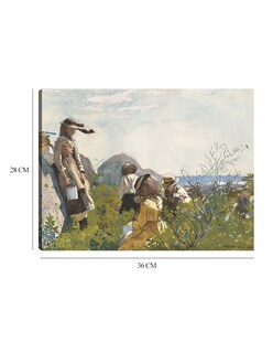 Foto 6 | Cuadro Decorativo - Recolectores De Bayas (1873)- Winslow Homer - Fotografía - 28x36 - Impresión En Lienzo - Fine Art
