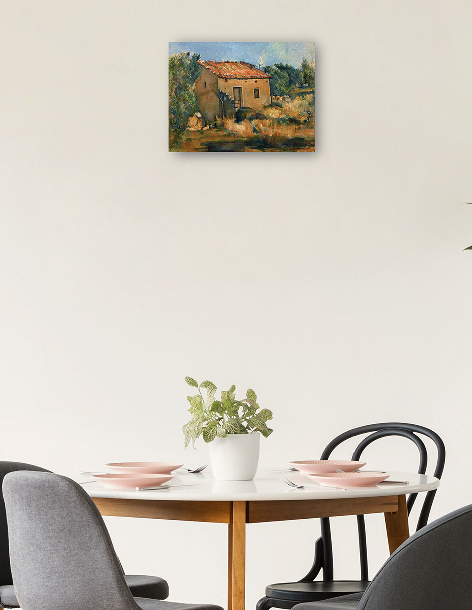 Foto 2 | Cuadro Decorativo - Casa Abandonada Cerca De Aix-en-provence (1885-1887)- Paul Cézanne - 107x143 - Impresión En L