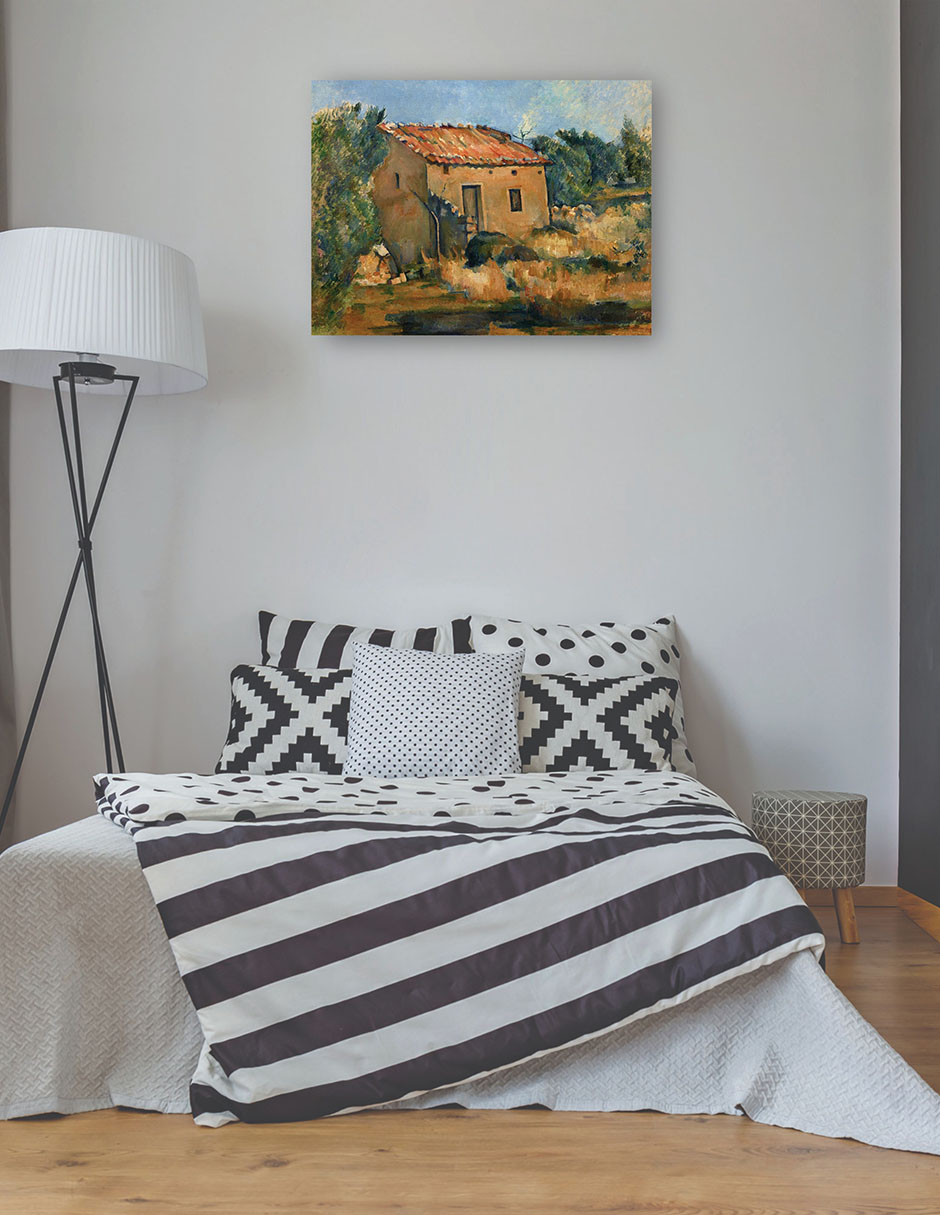 Foto 3 | Cuadro Decorativo - Casa Abandonada Cerca De Aix-en-provence (1885-1887)- Paul Cézanne - 107x143 - Impresión En L