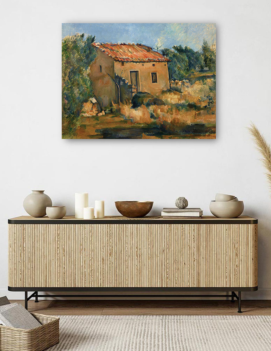 Foto 5 | Cuadro Decorativo - Casa Abandonada Cerca De Aix-en-provence (1885-1887)- Paul Cézanne - 107x143 - Impresión En L