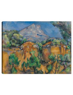 Foto 1 | Cuadro Decorativo - La Montaña Sainte-victoire Vista Desde La Cantera Bibémus - Paul Cézanne - 77x102 - Impr