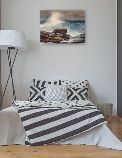 Foto 3 | Cuadro Decorativo - Marea Entrante, Scarboro, Maine (1883)- Winslow Homer - 28x36 - Impresión En Lienzo - Fatj