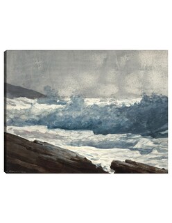 Foto 1 | Cuadro Decorativo - El Cuello De Prout, Rompedores (1883)- Winslow Homer - 28x36 - Impresión En Lienzo - Fatj