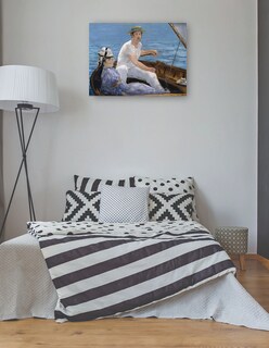 Foto 3 | Cuadro Decorativo - Paseos En Bote (1874)- Edouard Manet - Fotografía - 28x36 - Impresión En Lienzo - Fine Art Tj