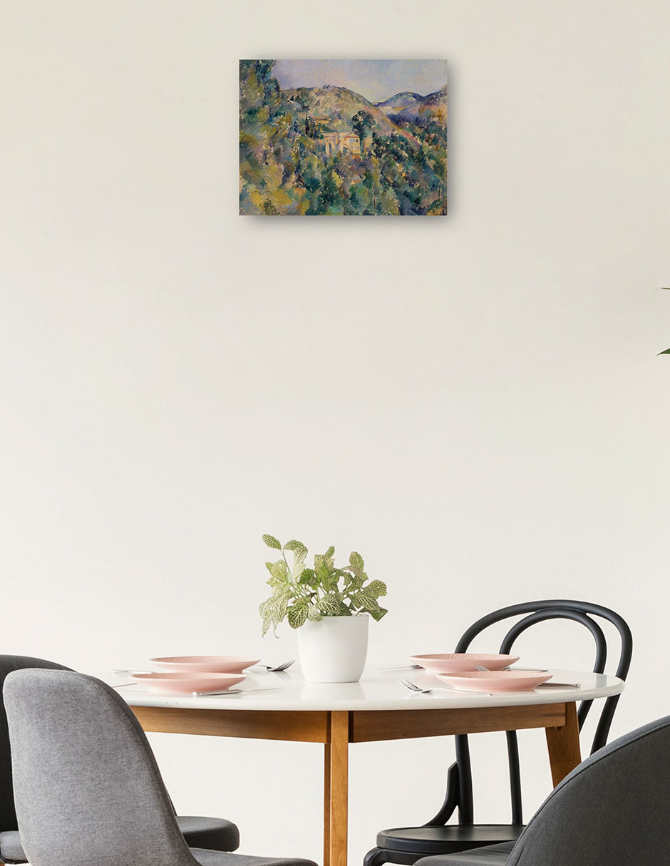 Foto 2 | Cuadro Decorativo - Vista Del Domaine Saint-joseph - Paul Cézanne - 28x36 - Impresión En Lienzo - Fatj
