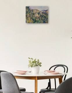 Foto 2 | Cuadro Decorativo - Vista Del Domaine Saint-joseph - Paul Cézanne - 28x36 - Impresión En Lienzo - Fatj