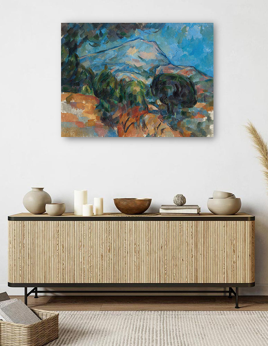 Foto 6 pulgar | Cuadro Decorativo - Monte Santa Victoria (c. 1904)- Paul Cézanne - Fotografía - 69x92 - Impresión En Lienzo - Fine A