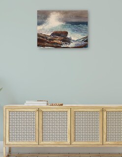 Foto 4 | Cuadro Decorativo - Marea Entrante, Scarboro, Maine (1883)- Winslow Homer - 69x92 - Impresión En Lienzo - Fatj