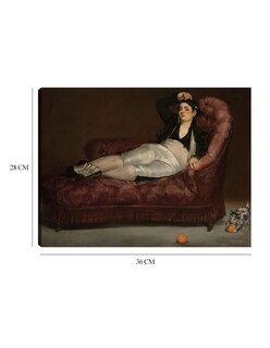 Foto 6 | Cuadro Decorativo - Mujer Joven Reclinada Vestida De Español (1862-1863)- Edouard Manet - 28x36 - Impresión En Lie