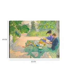 Foto 6 | Cuadro Decorativo - Lectura Navideña (1916)- Carl Larsson - Fotografía - 69x92 - Impresión En Lienzo - Fine Art Tj