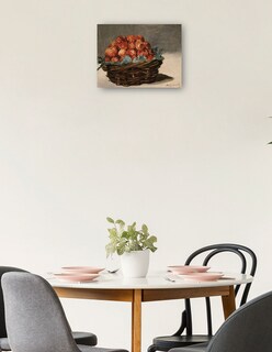 Foto 2 | Cuadro Decorativo - Fresas (hacia 1882)- Edouard Manet - Fotografía - 28x36 - Impresión En Lienzo - Fine Art Tj