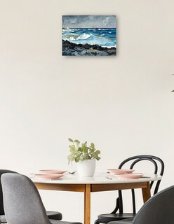Foto 2 | Cuadro Decorativo - Costa Y Surf, Nassau (1899)- Winslow Homer - Fotografía - 69x92 - Impresión En Lienzo - Fine Art Tj