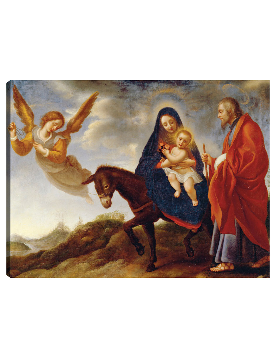 Foto 2 pulgar | Cuadro Decorativo - La Huida A Egipto (entre 1648 Y 1650)- Carlo Dolci - Fotografía - 46x61 - Impresión En Lien