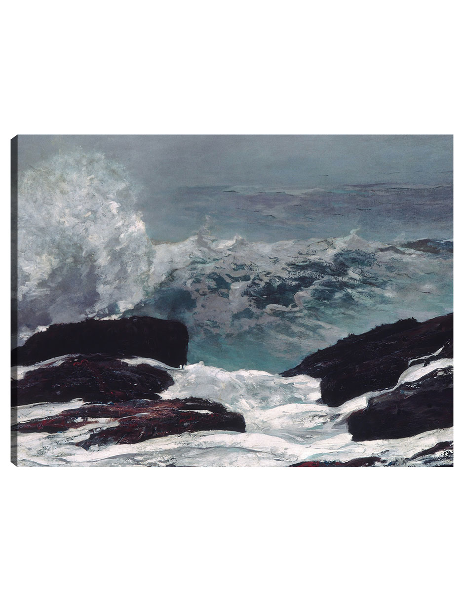 Foto 2 pulgar | Cuadro Decorativo - Costa De Maine (1896)- Winslow Homer - Fotografía - 28x36 - Impresión En Lienzo - Fine Art Tj