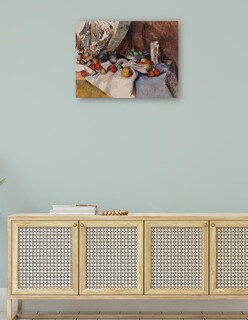 Foto 4 | Cuadro Decorativo - Naturaleza Muerta Con Manzanas (de 1895 A 1898)- Paul Cézanne - 77x102 - Impresión En Lienzo - Fatj