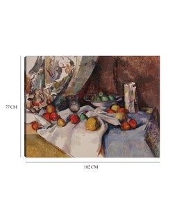 Foto 6 | Cuadro Decorativo - Naturaleza Muerta Con Manzanas (de 1895 A 1898)- Paul Cézanne - 77x102 - Impresión En Lienzo - Fatj