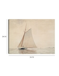Foto 6 | Cuadro Decorativo - Navegando Frente A Gloucester (hacia 1880)- Winslow Homer - 28x36 - Impresión En Lienzo - Fatj