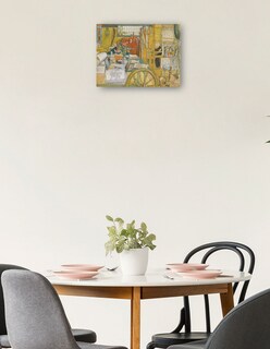 Foto 2 | Cuadro Decorativo - Verkstaden (el Taller)- Carl Larsson - Fotografía - 46x61 - Impresión En Lienzo - Fine Art Tj