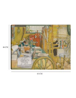 Foto 6 | Cuadro Decorativo - Verkstaden (el Taller)- Carl Larsson - Fotografía - 46x61 - Impresión En Lienzo - Fine Art Tj