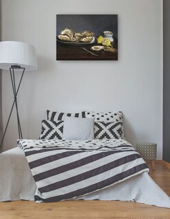Foto 3 | Cuadro Decorativo - Ostras (1862)- Edouard Manet - Fotografía - 28x36 - Impresión En Lienzo - Fine Art Tj
