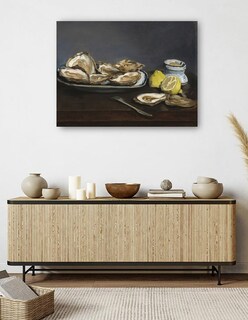 Foto 5 | Cuadro Decorativo - Ostras (1862)- Edouard Manet - Fotografía - 28x36 - Impresión En Lienzo - Fine Art Tj