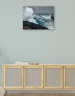 Foto 4 | Cuadro Decorativo - Noreste (1895)- Winslow Homer - Fotografía - 46x61 - Impresión En Lienzo - Fine Art Tj