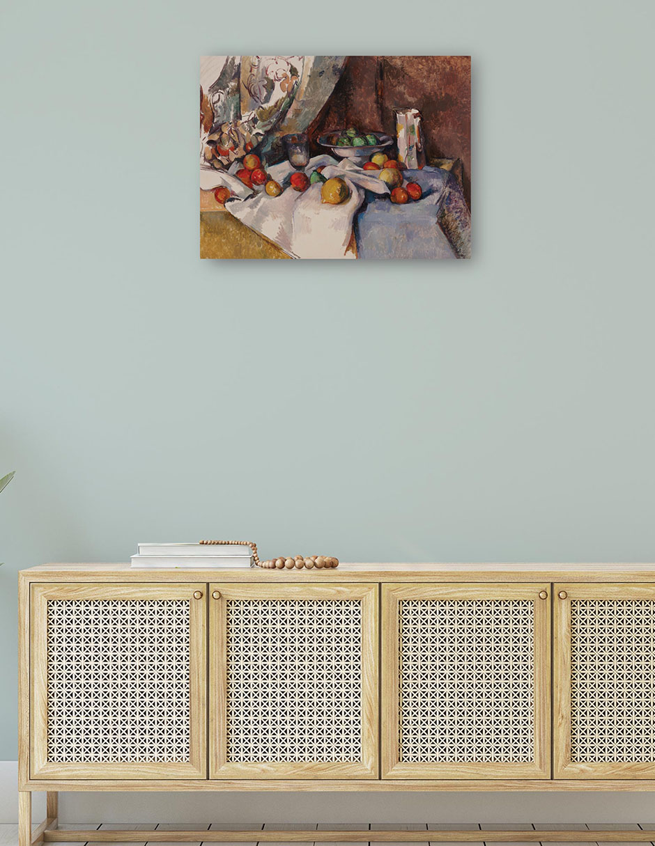 Foto 4 | Cuadro Decorativo - Naturaleza Muerta Con Manzanas (de 1895 A 1898)- Paul Cézanne - 46x61 - Impresión En Lienzo - Fatj