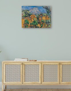Foto 4 | Cuadro Decorativo - La Montaña Sainte-victoire Vista Desde La Cantera Bibémus - Paul Cézanne - 69x92 - Impre