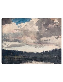 Foto 1 | Cuadro Decorativo - El Barco Solitario, North Woods Club, Adirondacks (1892)- Winslow Homer - 69x92 - Impresión