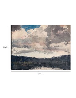 Foto 6 | Cuadro Decorativo - El Barco Solitario, North Woods Club, Adirondacks (1892)- Winslow Homer - 69x92 - Impresión