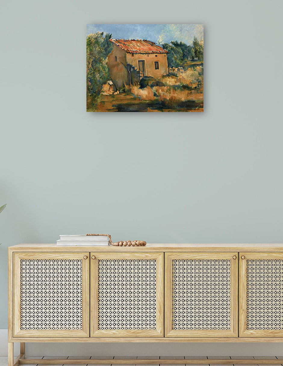 Foto 4 | Cuadro Decorativo - Casa Abandonada Cerca De Aix-en-provence (1885-1887)- Paul Cézanne - 69x92 - Impresión En Lienz