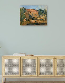 Foto 4 | Cuadro Decorativo - Casa Abandonada Cerca De Aix-en-provence (1885-1887)- Paul Cézanne - 69x92 - Impresión En Lienz