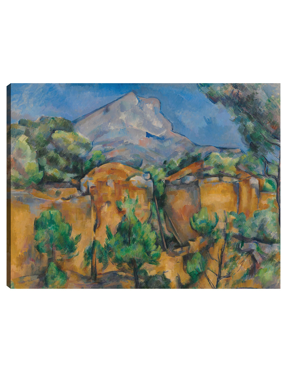 Foto 2 pulgar | Cuadro Decorativo - La Montaña Sainte-victoire Vista Desde La Cantera Bibémus - Paul Cézanne - 28x36 - Impre