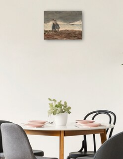 Foto 2 | Cuadro Decorativo - Peligro (1883-1887)- Winslow Homer - Fotografía - 28x36 - Impresión En Lienzo - Fine Art Tj