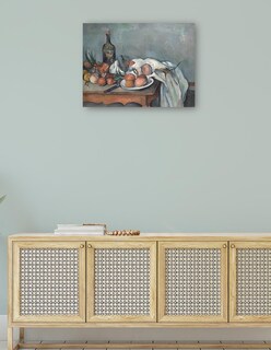 Foto 4 | Cuadro Decorativo - Naturaleza Muerta Con Cebollas (1896 - 1898)- Paul Cézanne - 77x102 - Impresión En Lienzo - Fatj