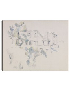 Foto 1 | Cuadro Decorativo - Vista Del Château Noir (hacia 1887 - 1890)- Paul Cézanne - 69x92 - Impresión En Lienzo - Fatj