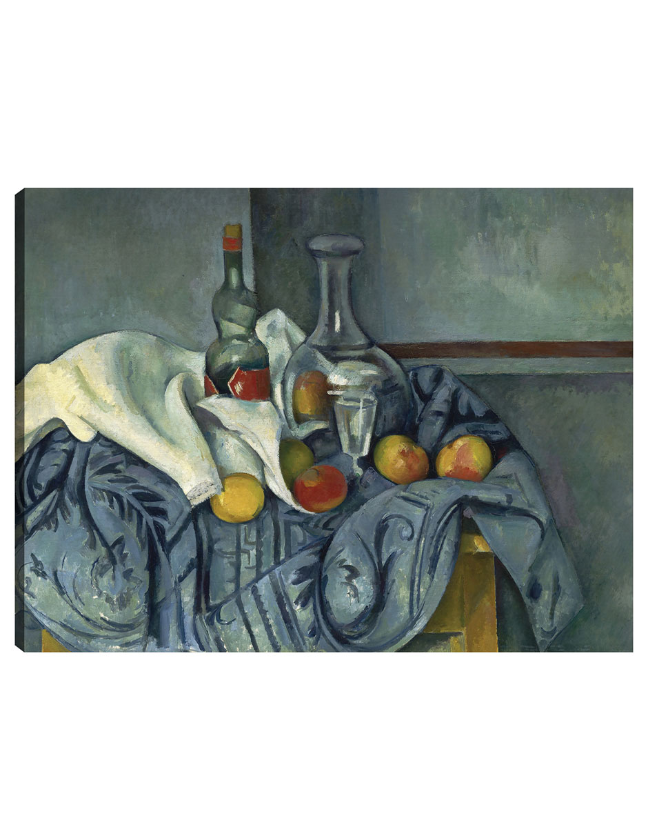 Foto 1 | Cuadro Decorativo - La Botella De Menta (1893-1895)- Paul Cézanne - Fotografía - 77x102 - Impresión En Lienzo - Fi