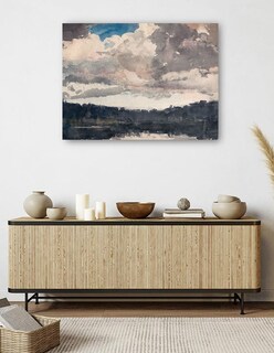 Foto 5 | Cuadro Decorativo - El Barco Solitario, North Woods Club, Adirondacks (1892)- Winslow Homer - 46x61 - Impresión