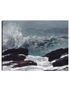 Foto 1 | Cuadro Decorativo - Costa De Maine (1896)- Winslow Homer - Fotografía - 69x92 - Impresión En Lienzo - Fine Art Tj