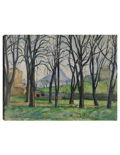 Foto 1 | Cuadro Decorativo - Castaños En Jas De Bouffan (c. 1885-1886)- Paul Cézanne - 28x36 - Impresión En Lienzo - Fatj