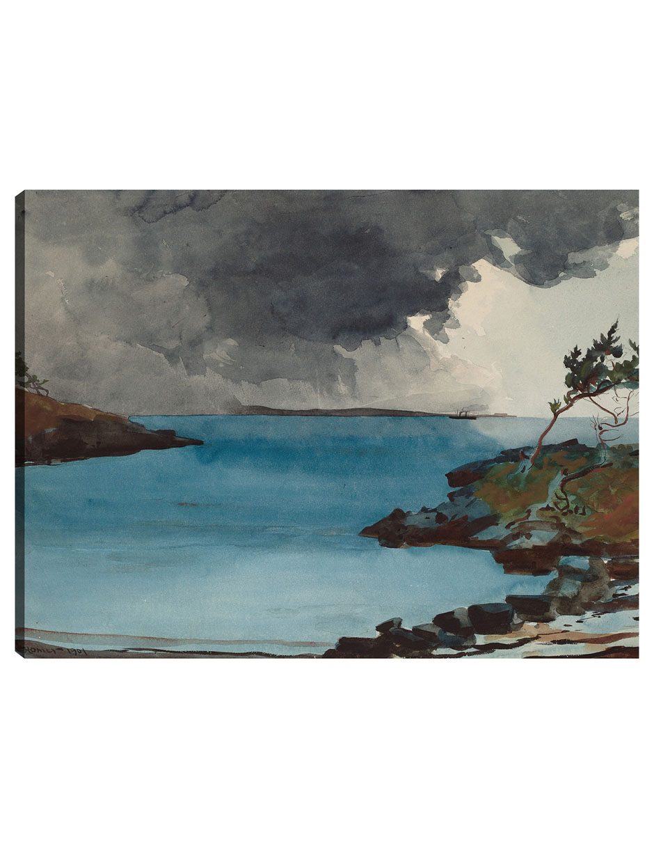 Foto 1 | Cuadro Decorativo - La Tormenta Que Se Avecina (1901)- Winslow Homer - Fotografía - 69x92 - Impresión En Lienzo -