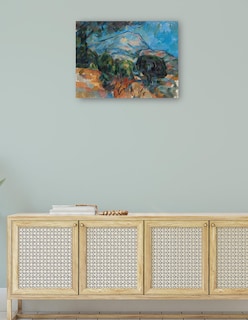 Foto 4 | Cuadro Decorativo - Monte Santa Victoria (c. 1904)- Paul Cézanne - Fotografía - 77x102 - Impresión En Lienzo - Fine