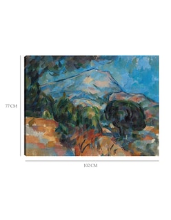 Foto 6 | Cuadro Decorativo - Monte Santa Victoria (c. 1904)- Paul Cézanne - Fotografía - 77x102 - Impresión En Lienzo - Fine