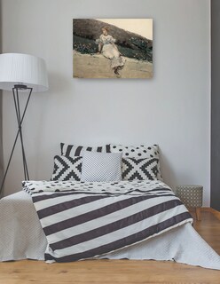 Foto 3 | Cuadro Decorativo - El Muro Del Jardín (1880)- Winslow Homer - Fotografía - 28x36 - Impresión En Lienzo - Fine Art Tj