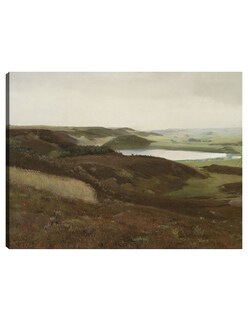 Foto 1 | Cuadro Decorativo - Un Paisaje Cerca De Bryrup, Jutlandia (1888)- Laurits Andersen Ring - 28x36 - Impresión En Lien