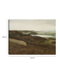 Foto 6 | Cuadro Decorativo - Un Paisaje Cerca De Bryrup, Jutlandia (1888)- Laurits Andersen Ring - 28x36 - Impresión En Lien