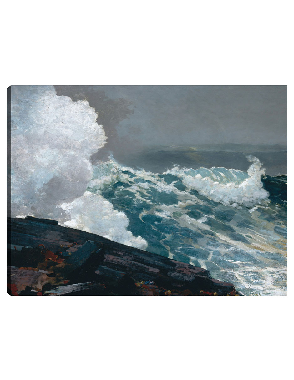 Foto 1 | Cuadro Decorativo - Noreste (1895)- Winslow Homer - Fotografía - 69x92 - Impresión En Lienzo - Fine Art Tj